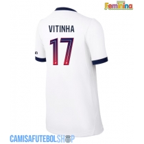 Camisa de time de futebol Paris Saint-Germain Vitinha #17 Replicas 2º Equipamento Feminina 2026-27 Manga Curta